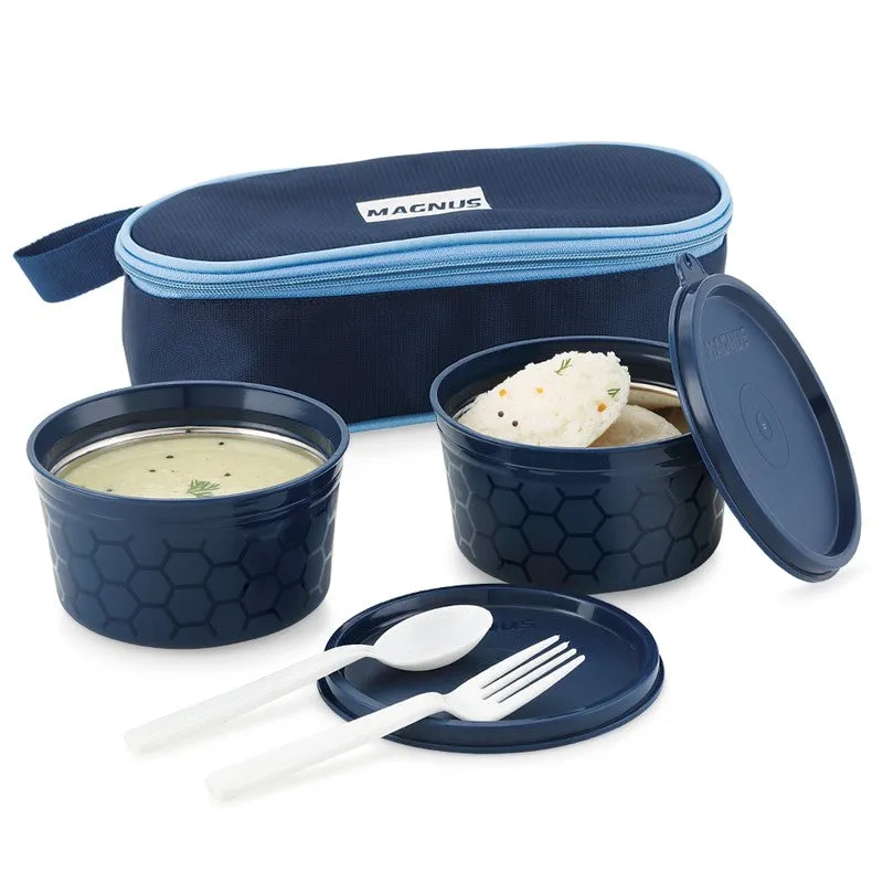 Kairova Edge Lunch Box with Lunch Bag - Set of Four - 3