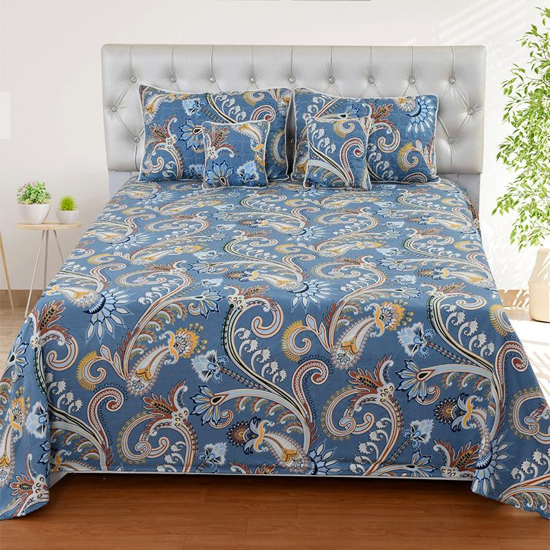Navera Pompom Laced Microfiber Bedding Set - Five Piece set media 4