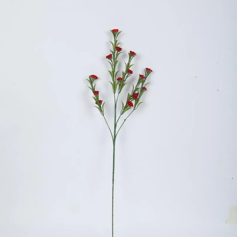 Faux Mini Rose Bloom Bunch (Red) - Set Of Three media 4