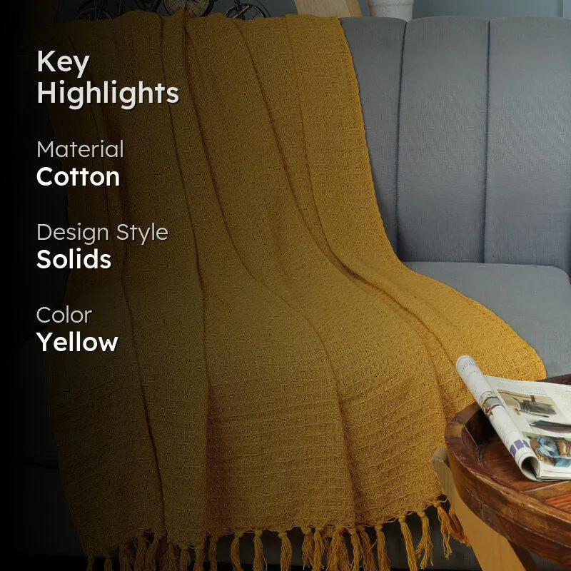 Hearth Flow Throw - Yellow media 2