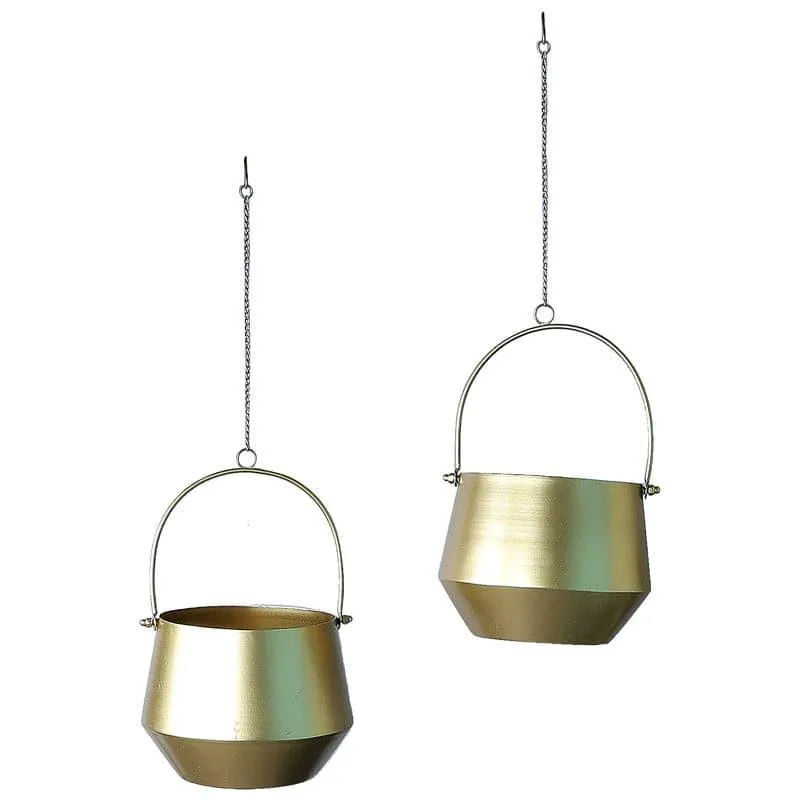 Tesho Hanging Planter - Set Of Two media 3