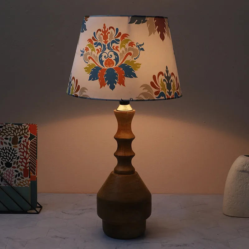 Nordlys Glyph Mango Wood Table Lamp - Multicolor media 1