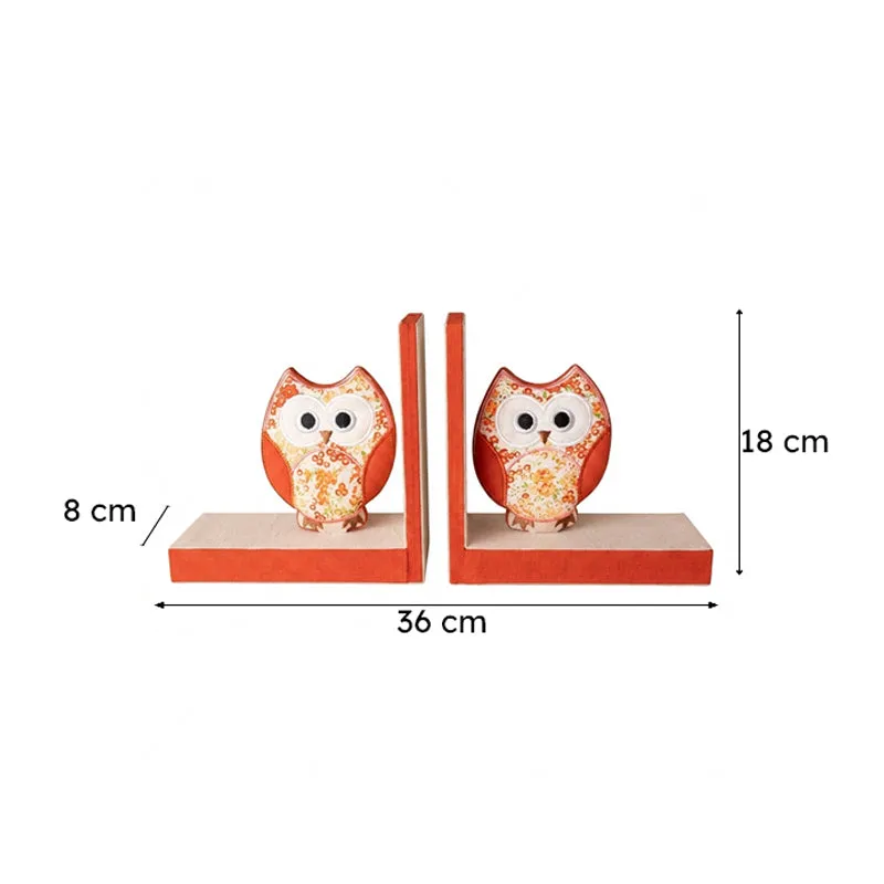Hoot Hop Book Ends (Owlery Collection) - Set Of Two media 7