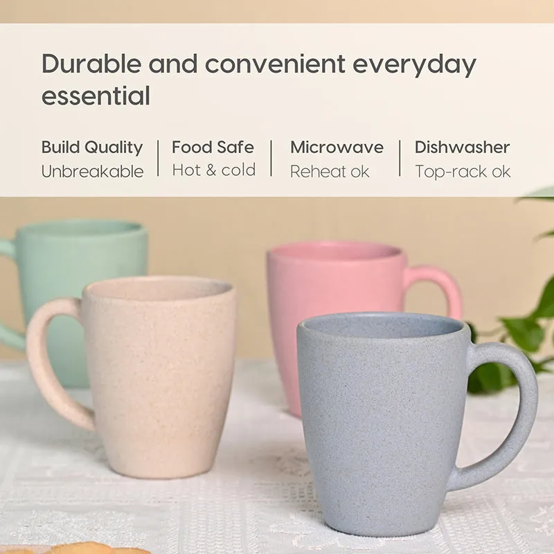 Natura Rice Husk Coffee Mug (300 mL Each) - Set of Four media 4