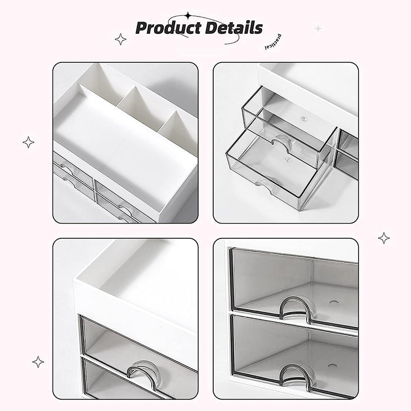 Cubby Buddy Plastic Jewel Box - White media 5