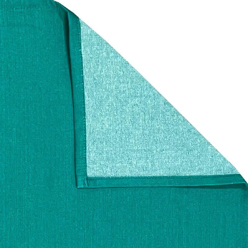 Swayam Stripey Vibrant Cotton Cotton Bedsheet (Teal) - 180 TC media 3