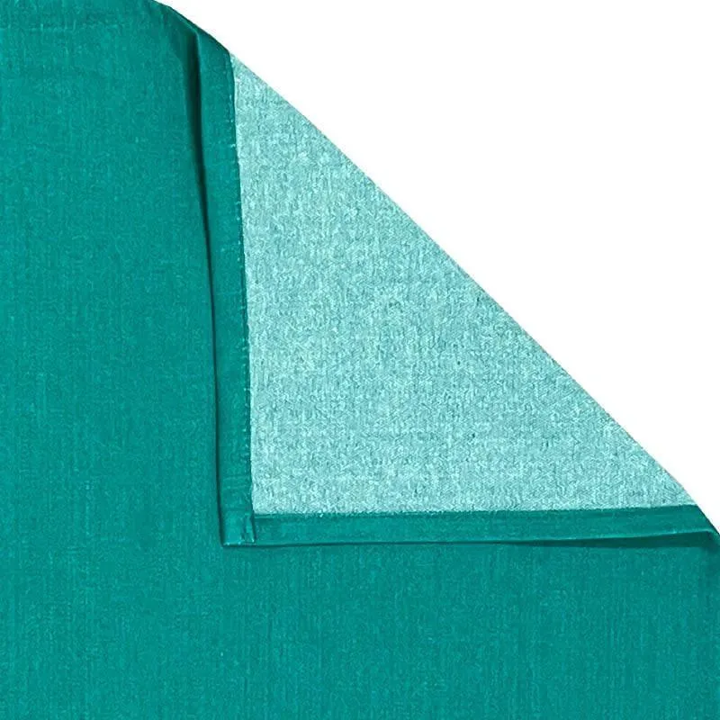 Swayam Stripey Vibrant Cotton Cotton Bedsheet (Teal) - 180 TC media 3