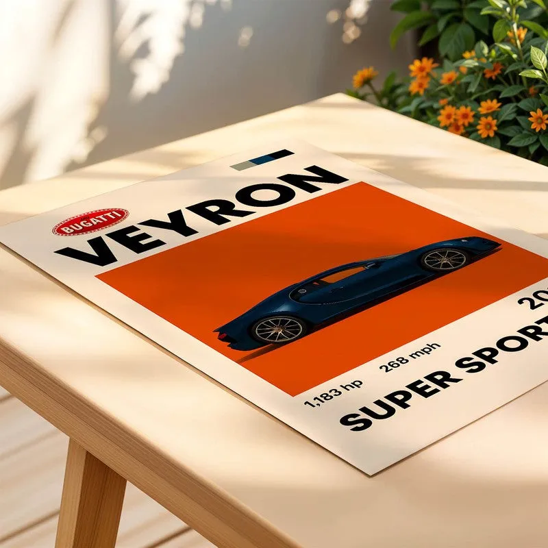 Veyron Velocity Wall Poster media 4