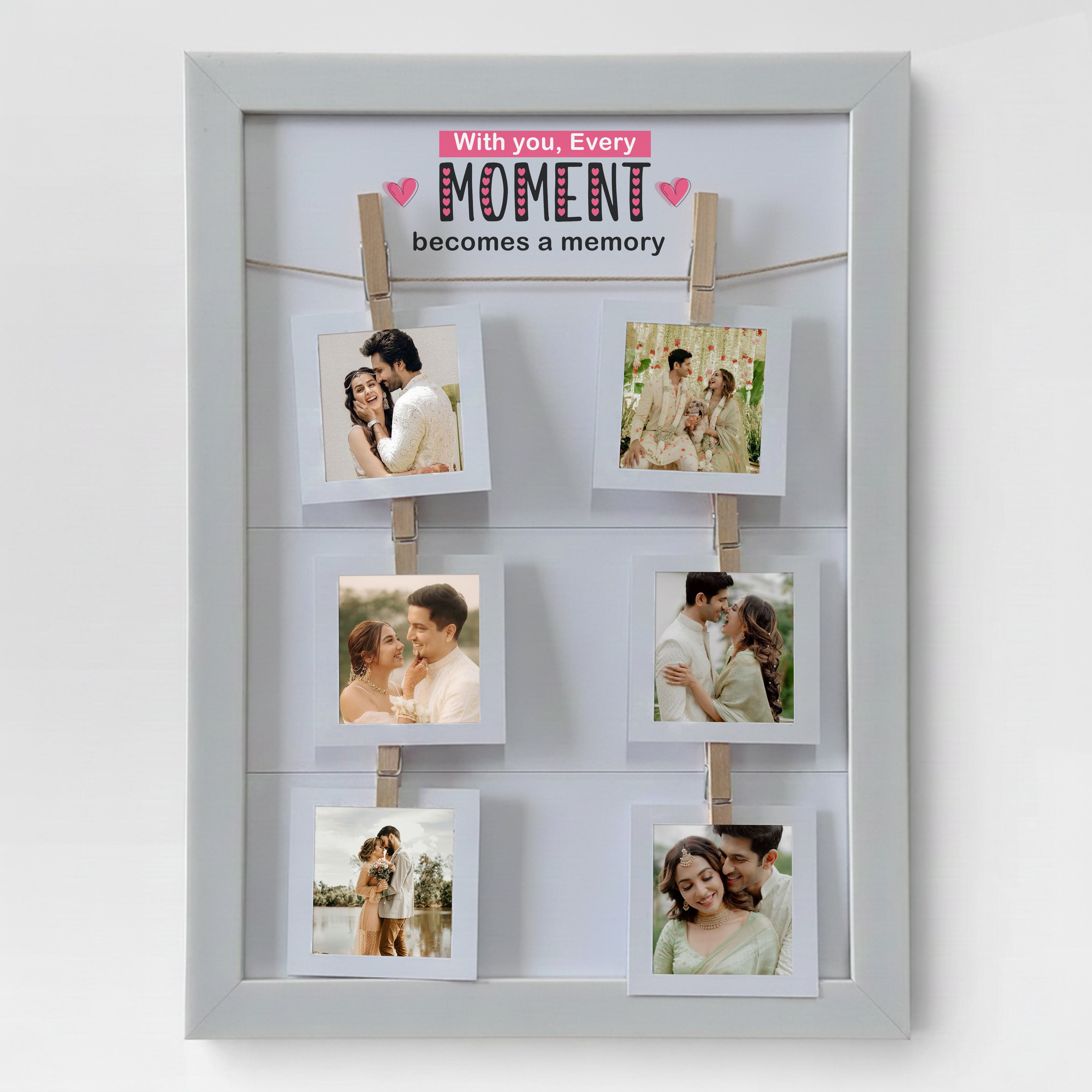 TimelessThread MDF Photo Frame - White media 5