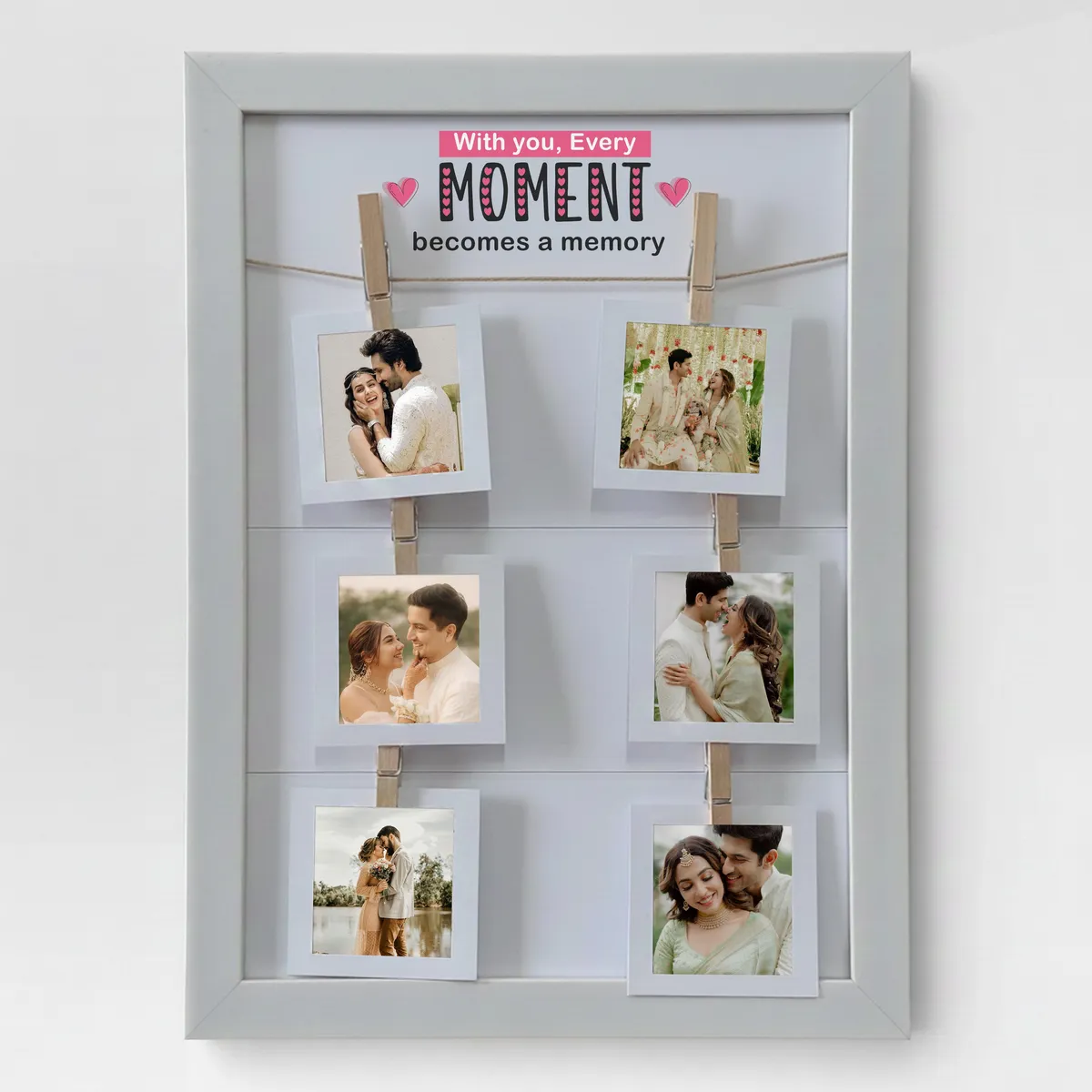 TimelessThread MDF Photo Frame - White media 5
