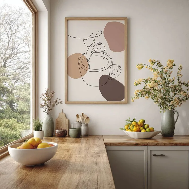 Caffeine Archival Canvas Wall Art - Brown media 6