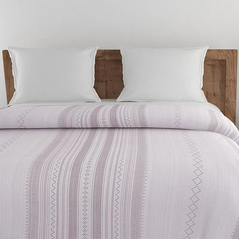 Swayam Twila Striped Cotton Comforter (Pink) - 150 GSM media 3