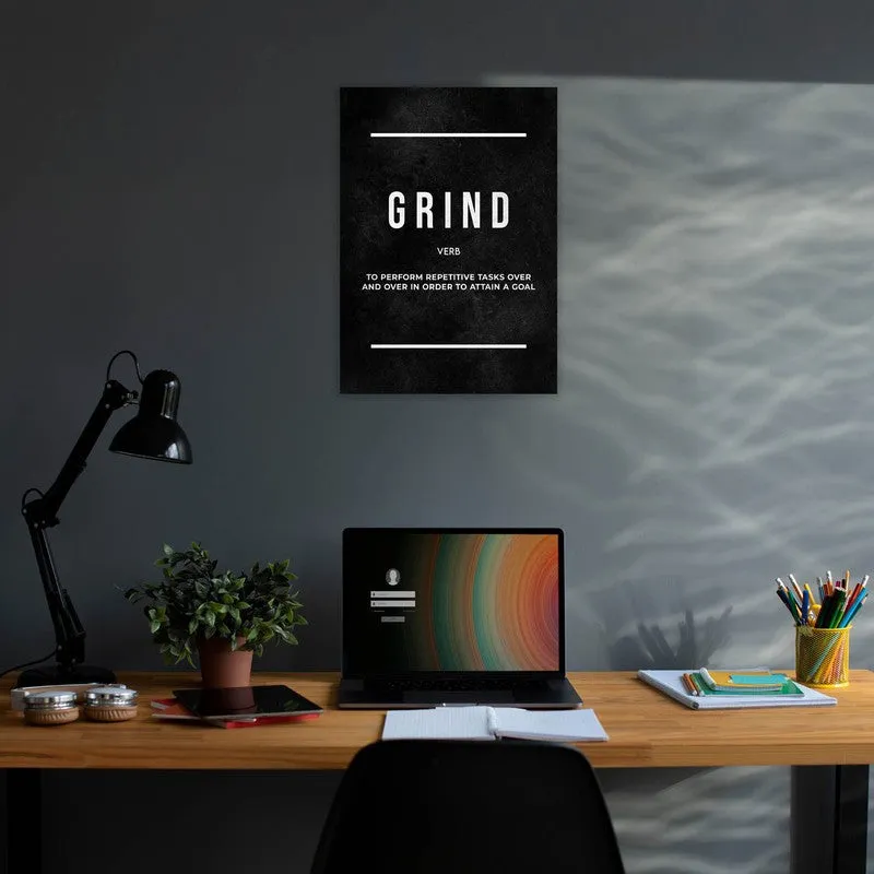 Grind Motivation Wall Poster media 3