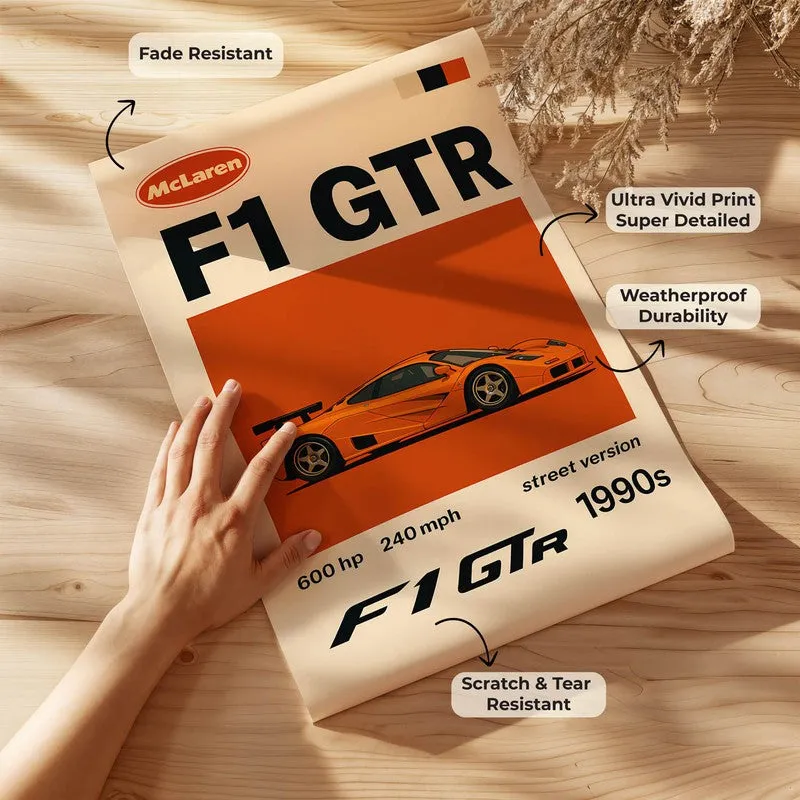 McLaren F1 Legend Wall Poster media 7