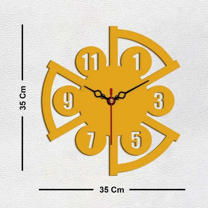 Abstract Edge Wooden Wall Clock media 6