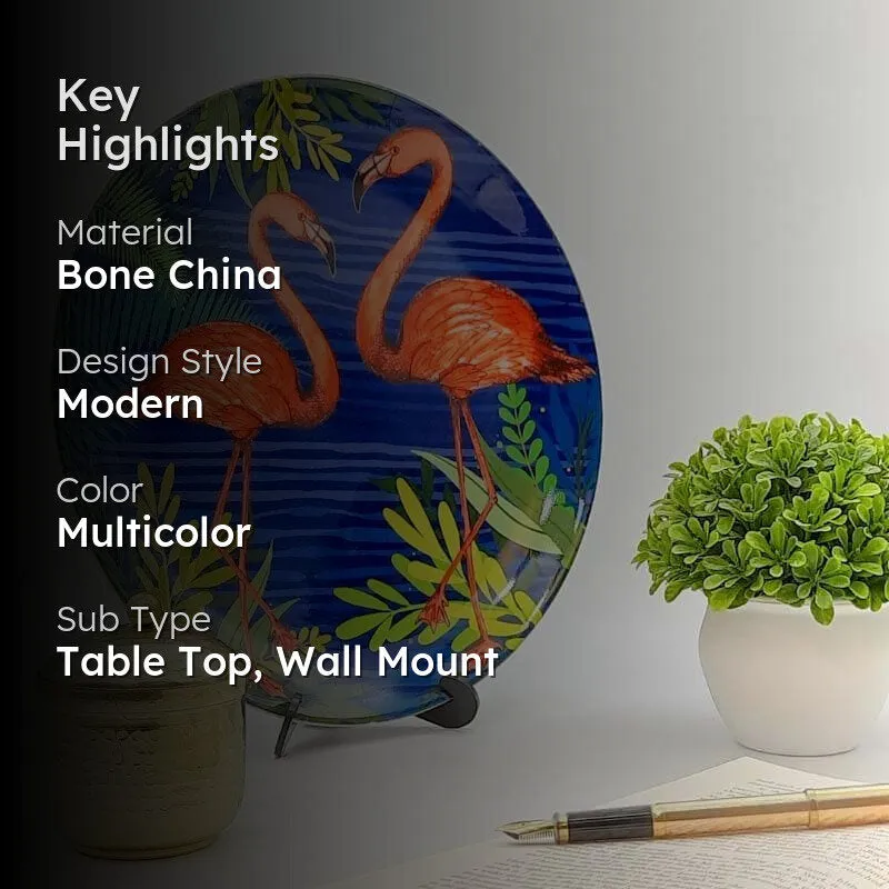 Flamingo Beauty Decorative Plate media 2