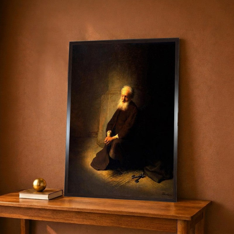 St. Peter In Prison 1631 Canvas Wall Painting - 9 x 12 Inches