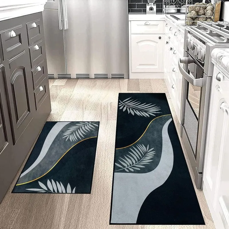 Soft Stride Glace Cotton/Microfiber Kitchen Mats - Set of Two media 3