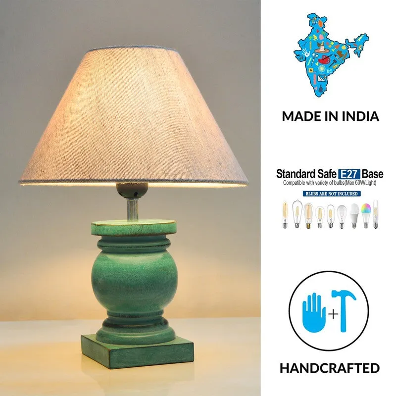 CleanFlare Wooden Table Lamp - Beige media 5