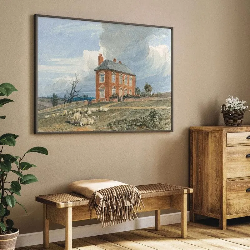 Irmingland Hall Canvas Wall Painting - Black Frame media 5