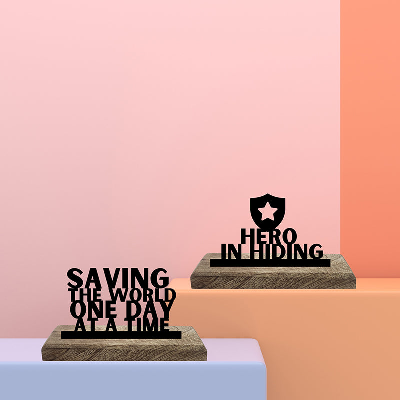 Hero Vibes Showpiece - Set Of Two