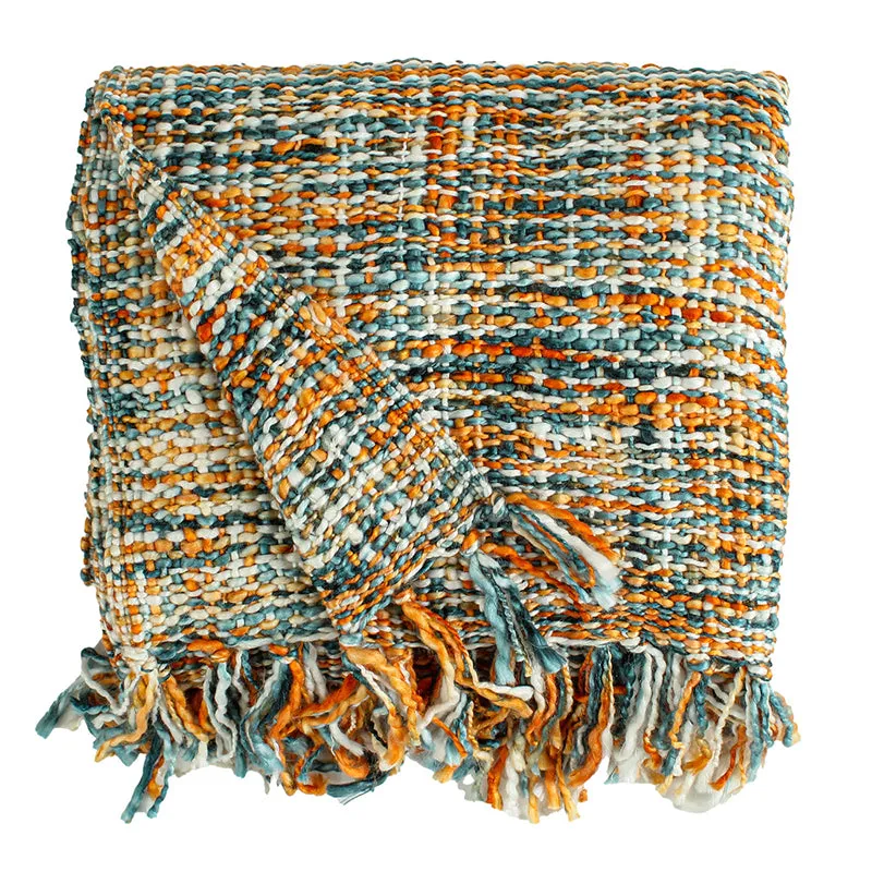 Vibrato Acrylic Throw - Yellow,Green media 5