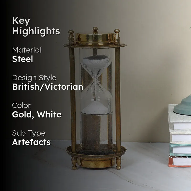 Sands Of Time Steel Showpiece - Gold media 2