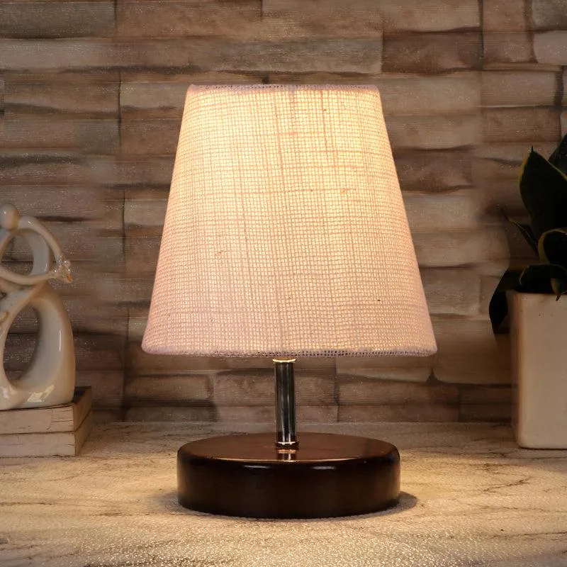 Mita Jute Table Lamp - White,Brown media 1