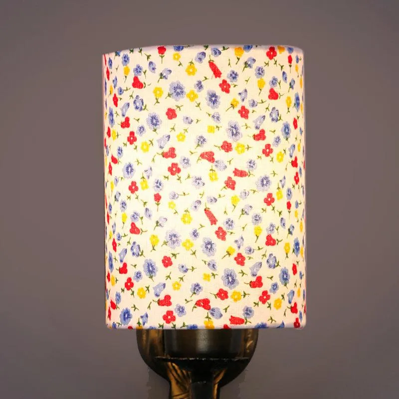 Love Gleam Atva Color Splash Cylindrical Fabric & Metal Wall Lamp media 4