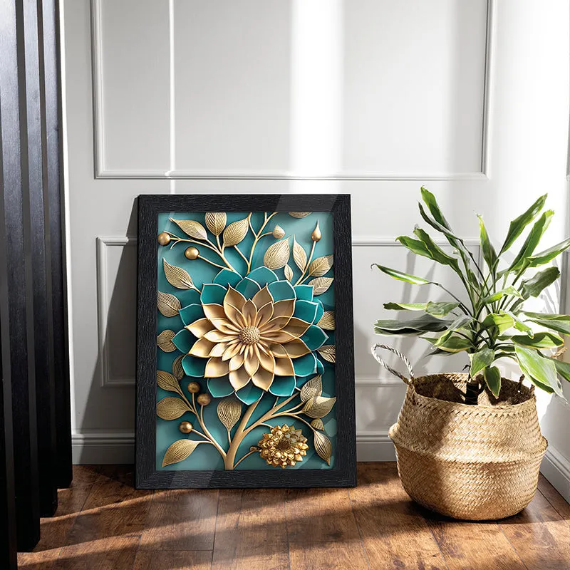 Flora Relief Wall Painting media 3