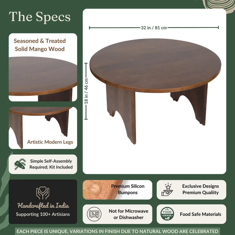 Trova Wooden Accent Table media 5