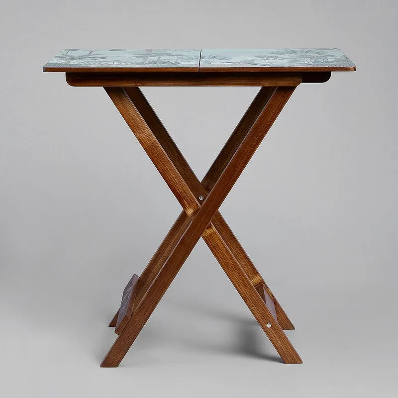 India Circus Wood Blooming Folding Side Table media 6