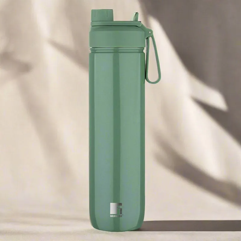 Bergner Walking Sipmate Thermosteel Hot And Cold Flask (Green) - 530 mL media 1