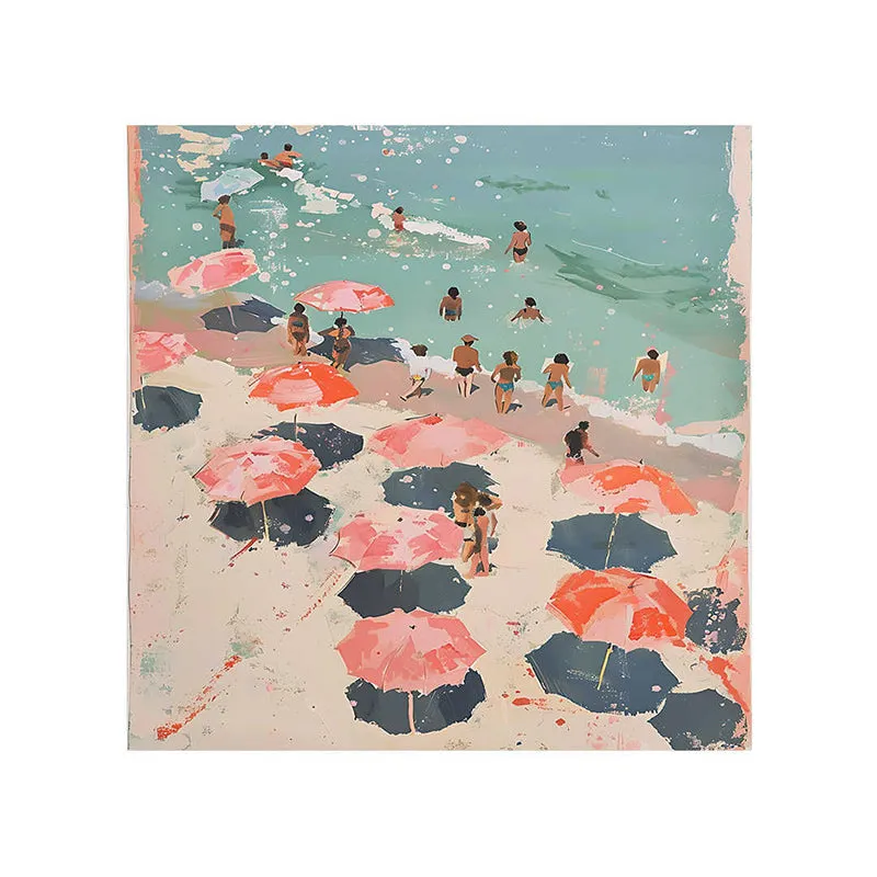 Summer Beach Wall Painting media 5