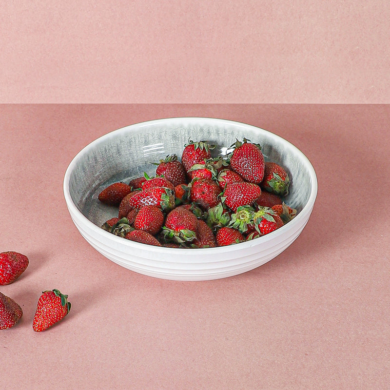 Negua Snack Bowl (White & Grey) - 1000 ML media 3