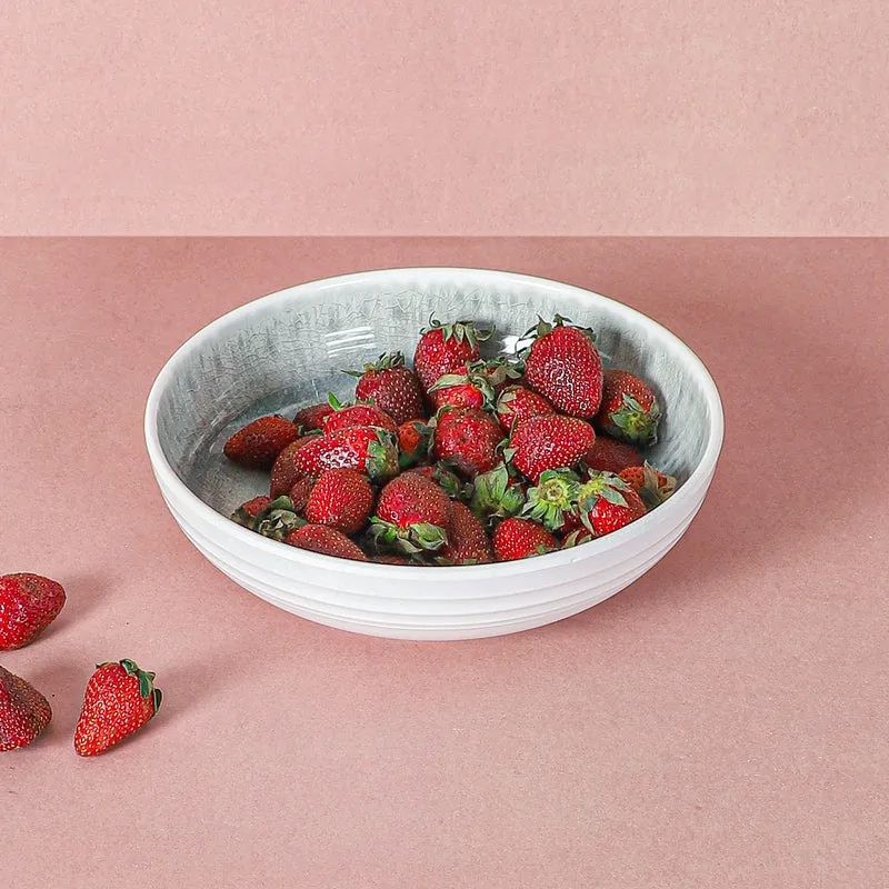 Negua Snack Bowl (White & Grey) - 1000 ML media 3