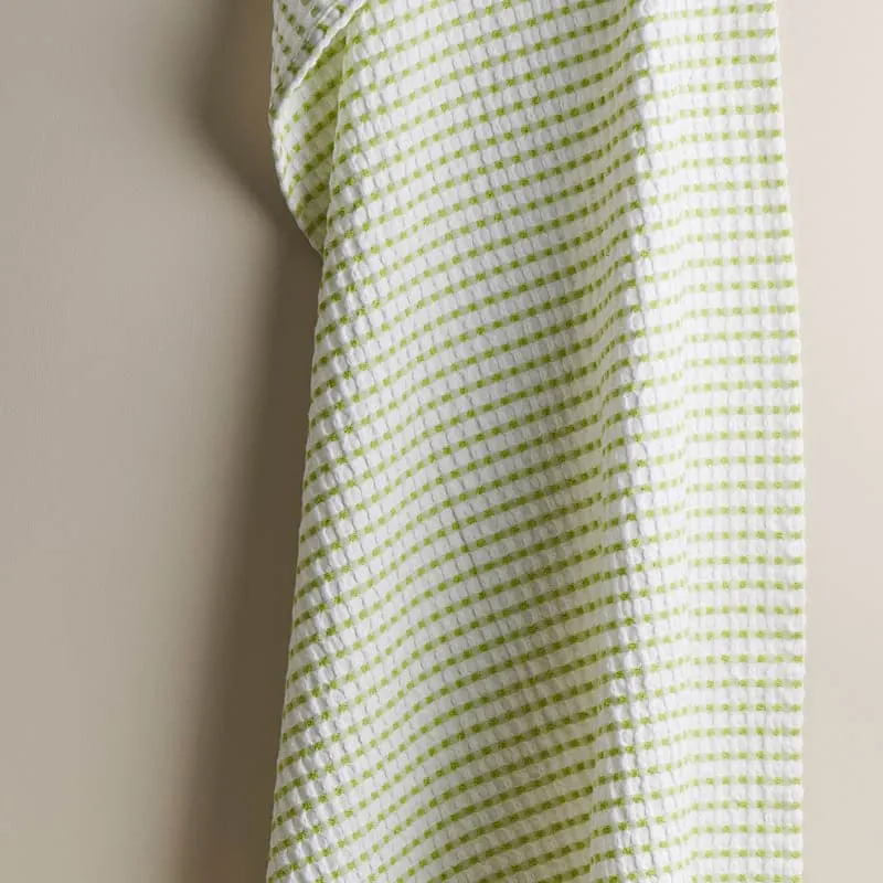 Alyssa Waffle Bath Towel - Light Green media 4