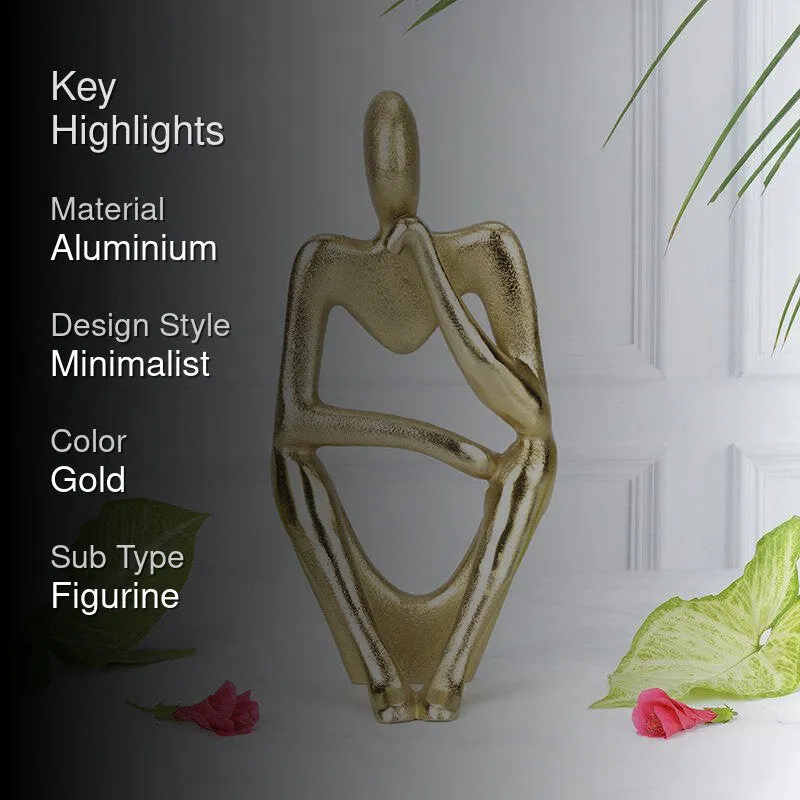 Muted Soul Aluminium Showpiece - Gold media 2