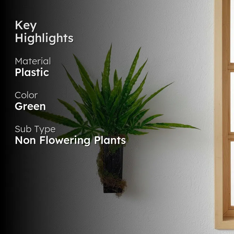 LumoLeaf Wall Mount Artificial Plants - 0.8 Feet media 2