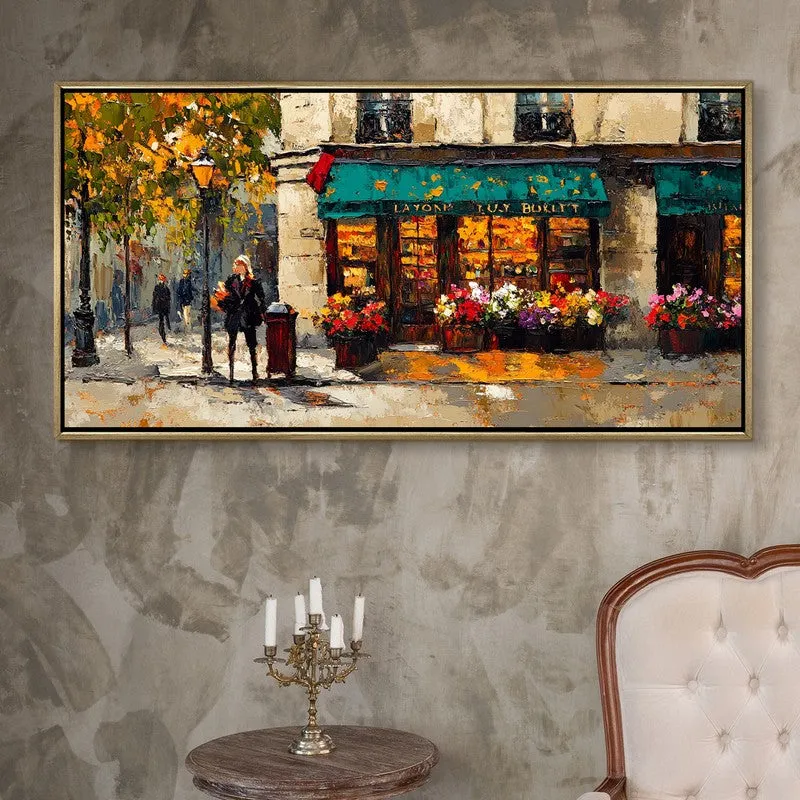 Boutique Bindings Canvas Wall Painting With Frame media 1