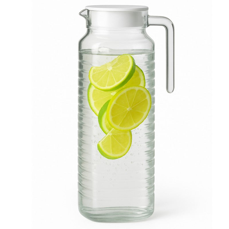 Rioware RippleFlow Ribbed Glass Jug - 1100 ML media 3