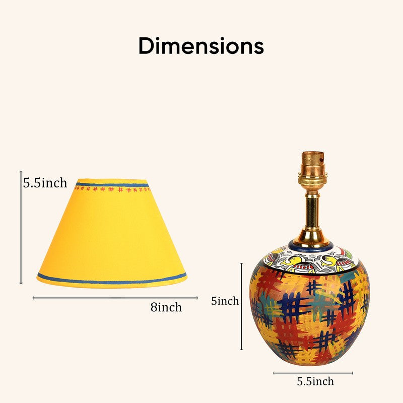 Shahana Terracotta Table Lamp - Multicolor media 12