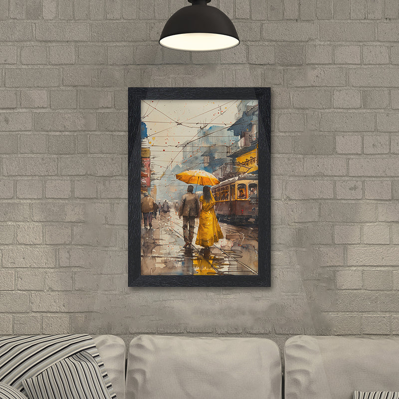 Romantic Walk Wall Painting media 4