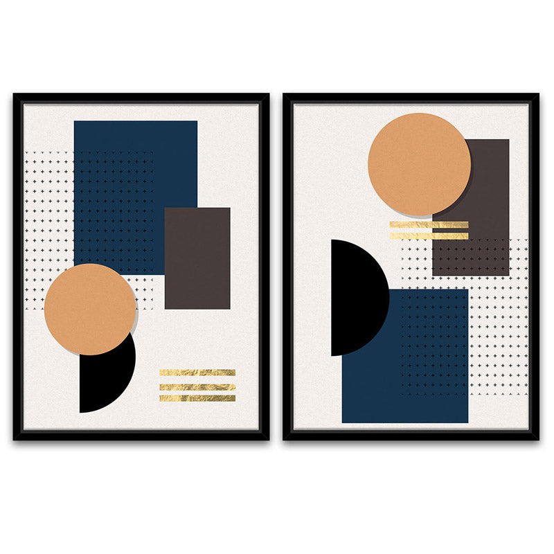 Pollyanne Abstract Wall Art - Set Of Two media 3