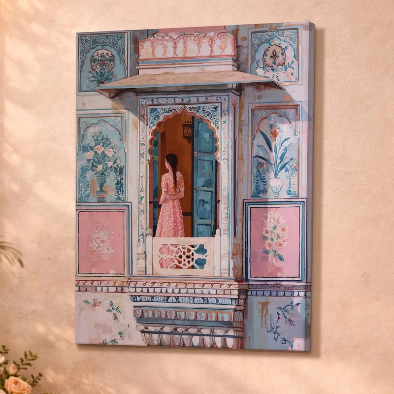 The Haveli Window Canvas Wall Art & Paintings media 4