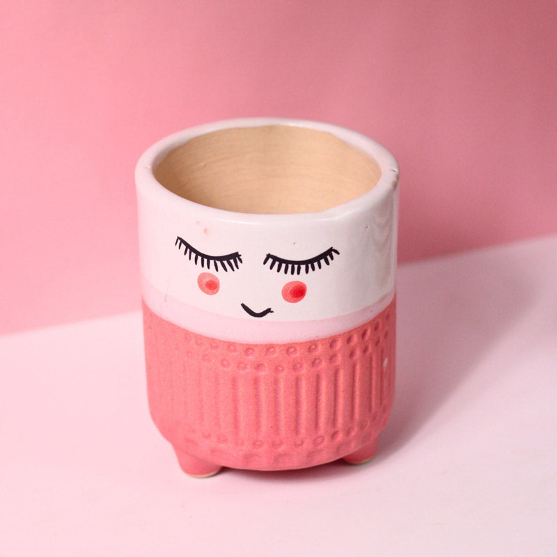 Blush Face Planter - Set Of Three media 5