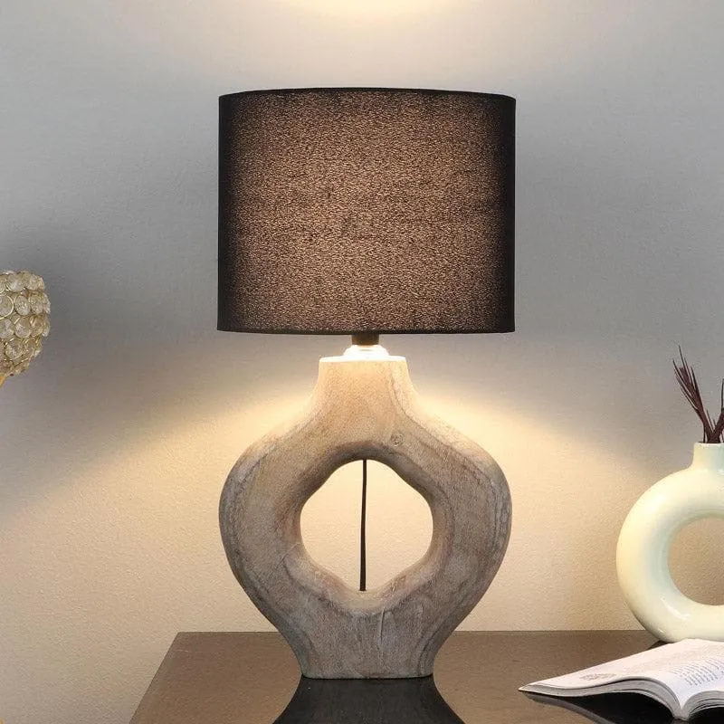 Bisara Kian Fabric Table Lamp - Black media 1