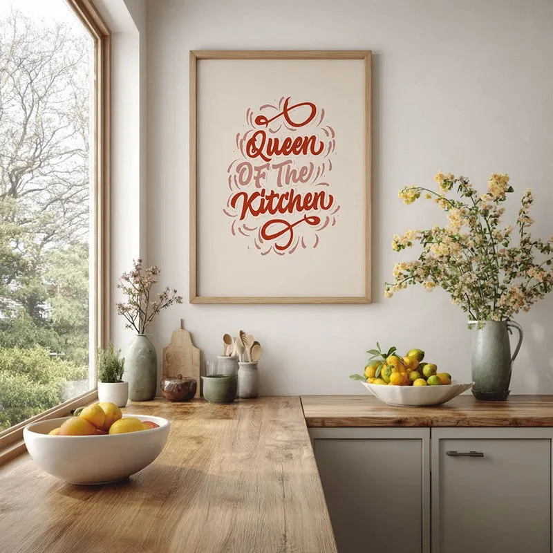 KitchenQueen Archival Canvas Wall Art - Brown media 5