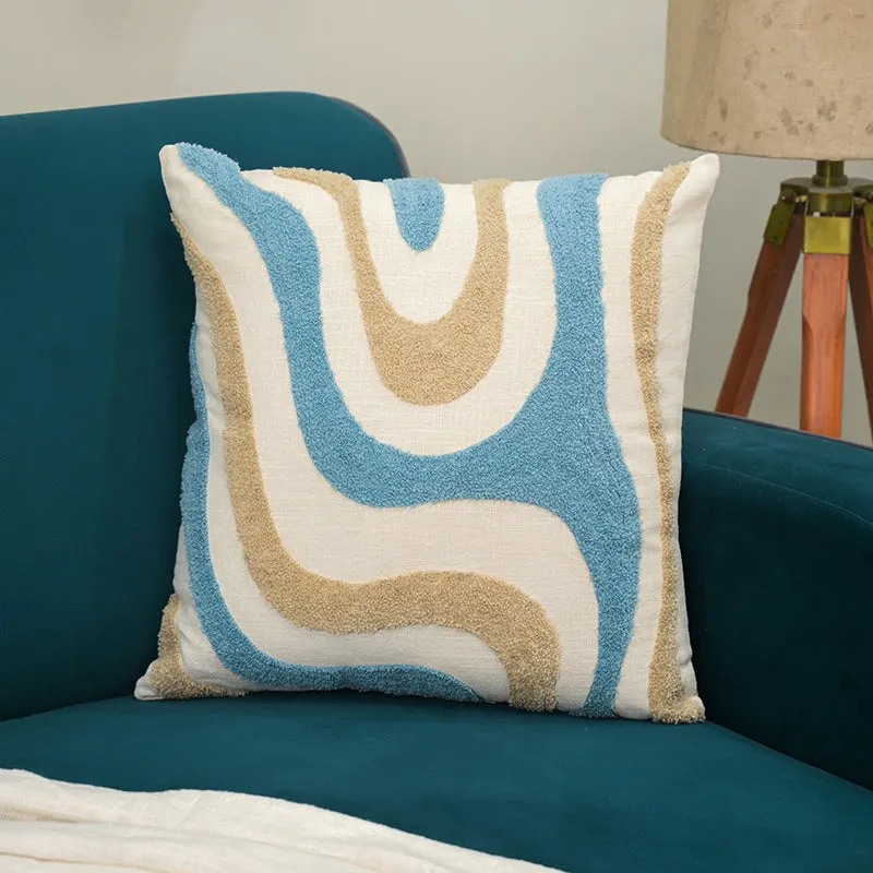 Sea Swirl Tufted Cushion Cover media 3