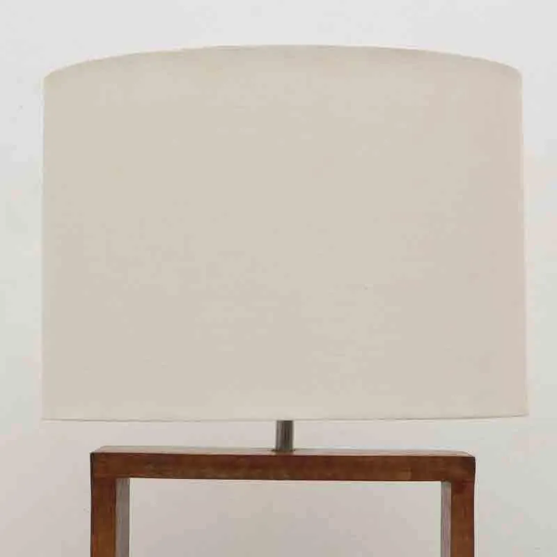 Audace Fabric Table Lamp - White,Brown media 4